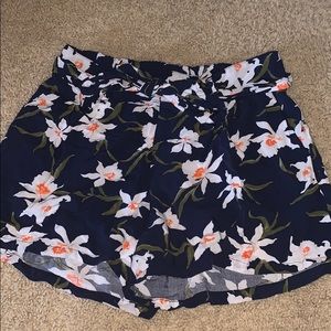 flowery shorts